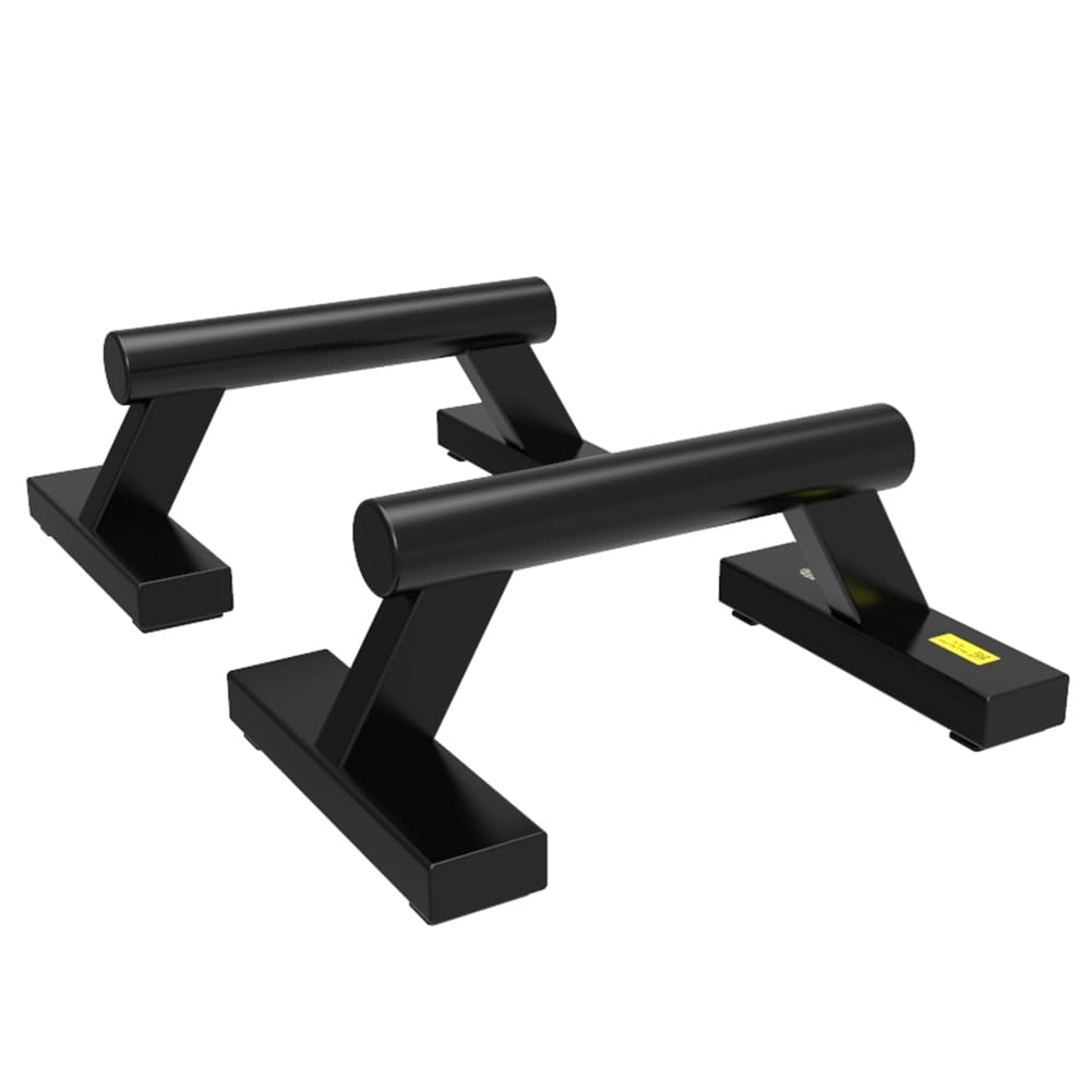 juperbsky Push Up Stands Bars Parallettes Set for Workout Exercise, 12" x 7"x 5.5" Black