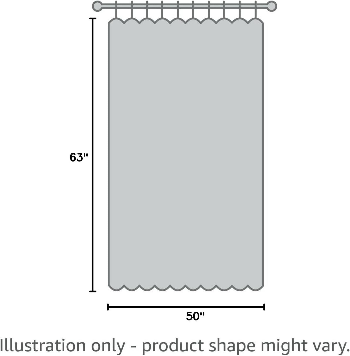 Skiennix 100% Blackout Sliding Door Curtains - Extra Wide Grommet Drapes, 50”W x 63”L, Beige