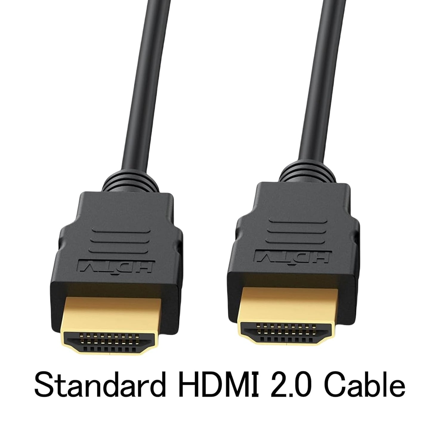 Vorothin 6 5-Pack, 4K 6FT, 2.0 CL3 4K, 1080P@144Hz,ARC CL3 PS5, PS4, HDMI Cable FT HDMI TV Cable Shielded HDMI Rated