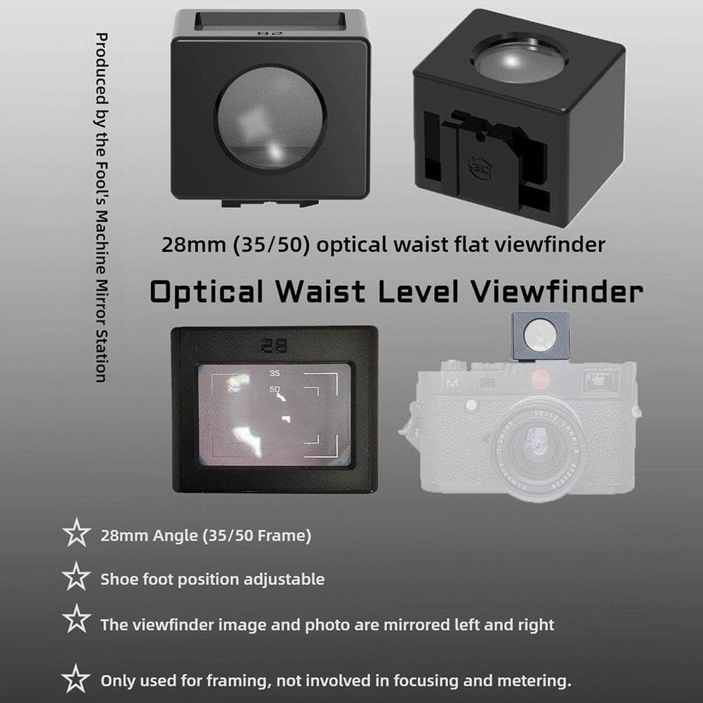 Generic 28mm Waist Level Viewfinder,Retropia Optical Waist Level Viewfinder,Replacement Camera External Optical