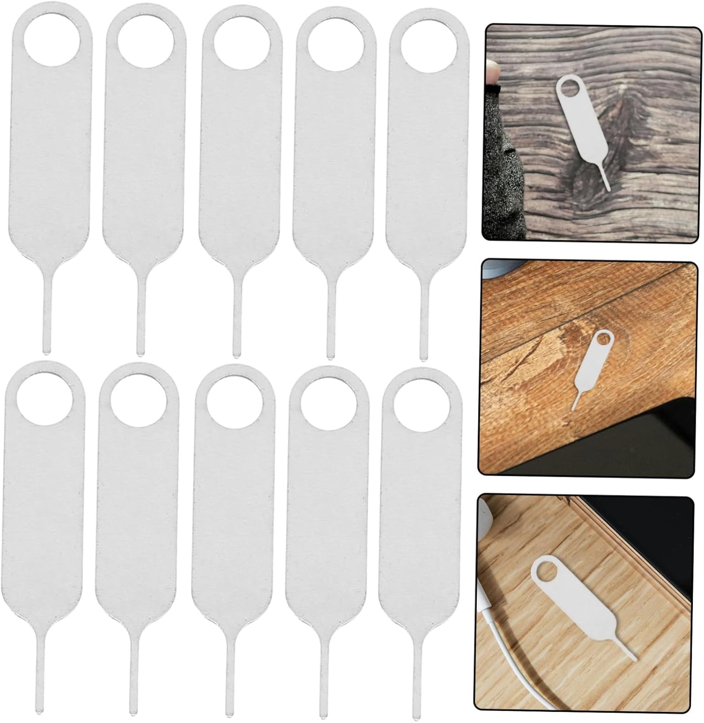 500pcs Veemoon Mobile Phone Card Removal Needle Sim Card Ejector Tool Sim Card Tool Sim Eject Pin Phone Sim Remover Sim