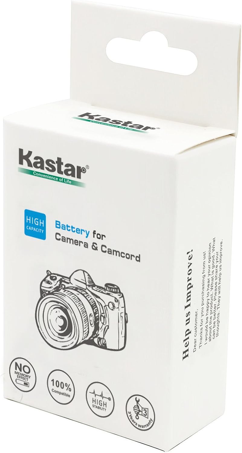 Kastar SB-L110 Pack SCD23, SCD24, SCD27 Battery for Samsung MiniDV Camcorder