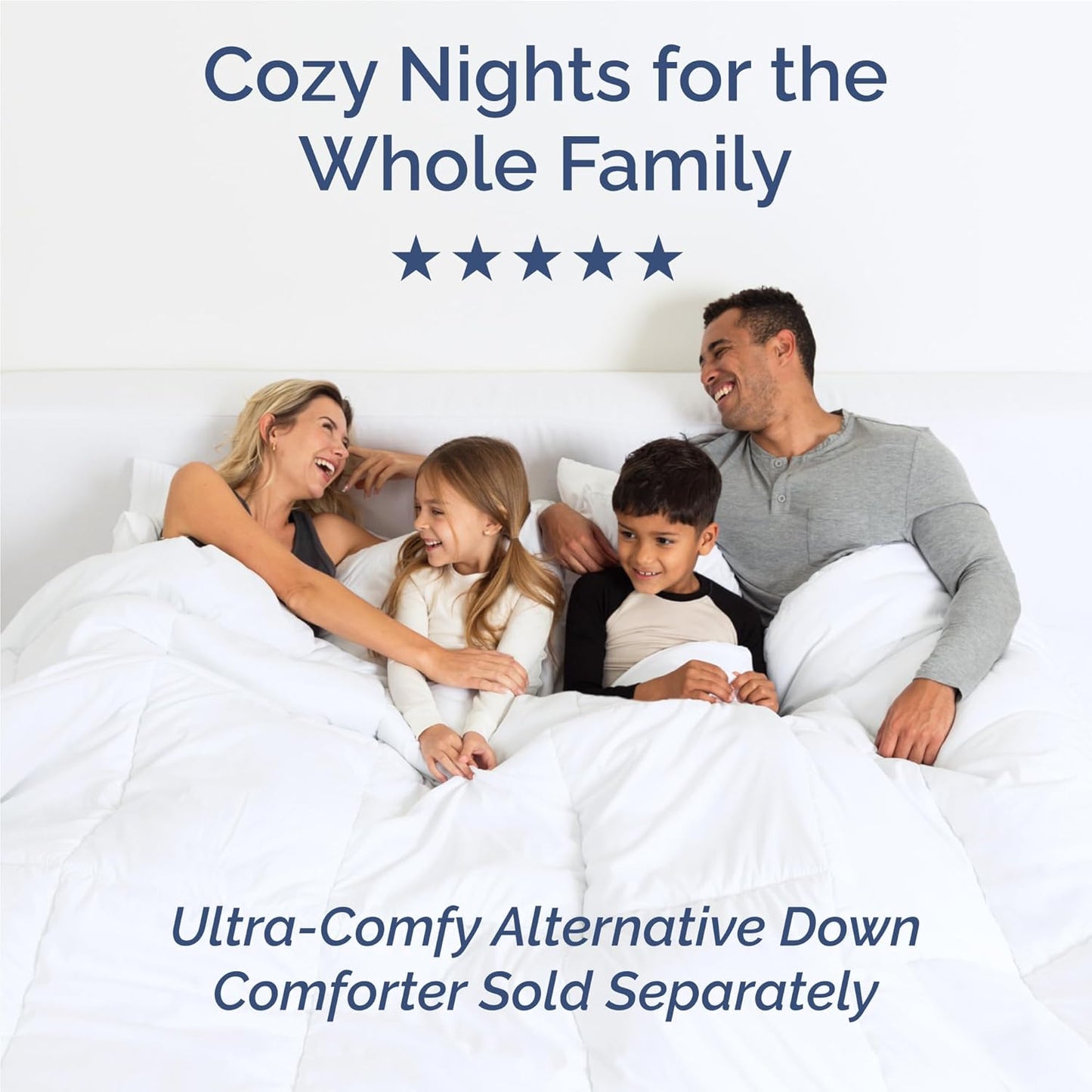 Skiennix Full Size 4-Piece Sheet Set - Ultra-Soft Cooling Bed Sheets - Deep Pockets, Wrinkle-Free, Off White