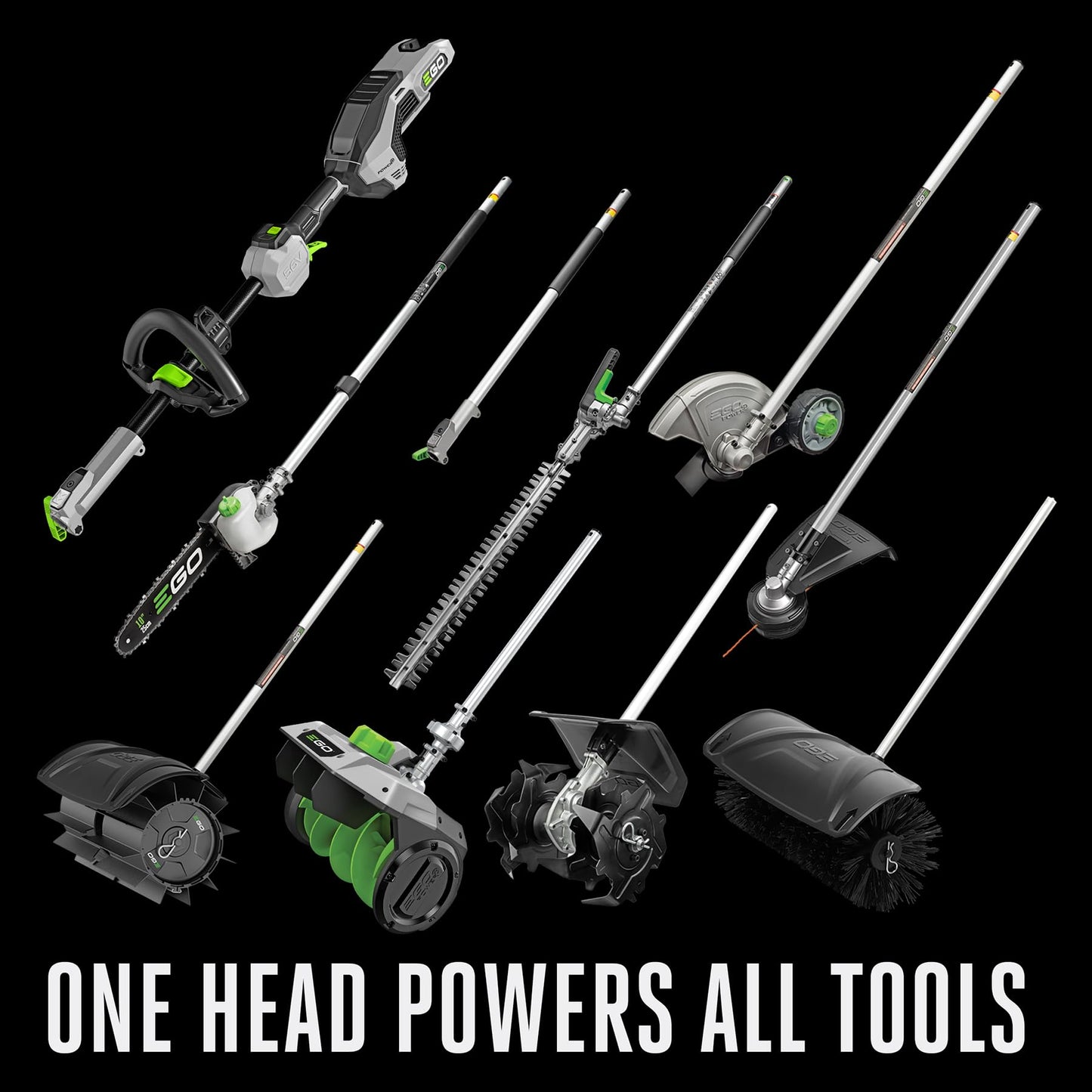 EGO Power+ BCA1220 12” Brush Cutter Attachment 56-Volt Lithium-ion Multi Head System, Black