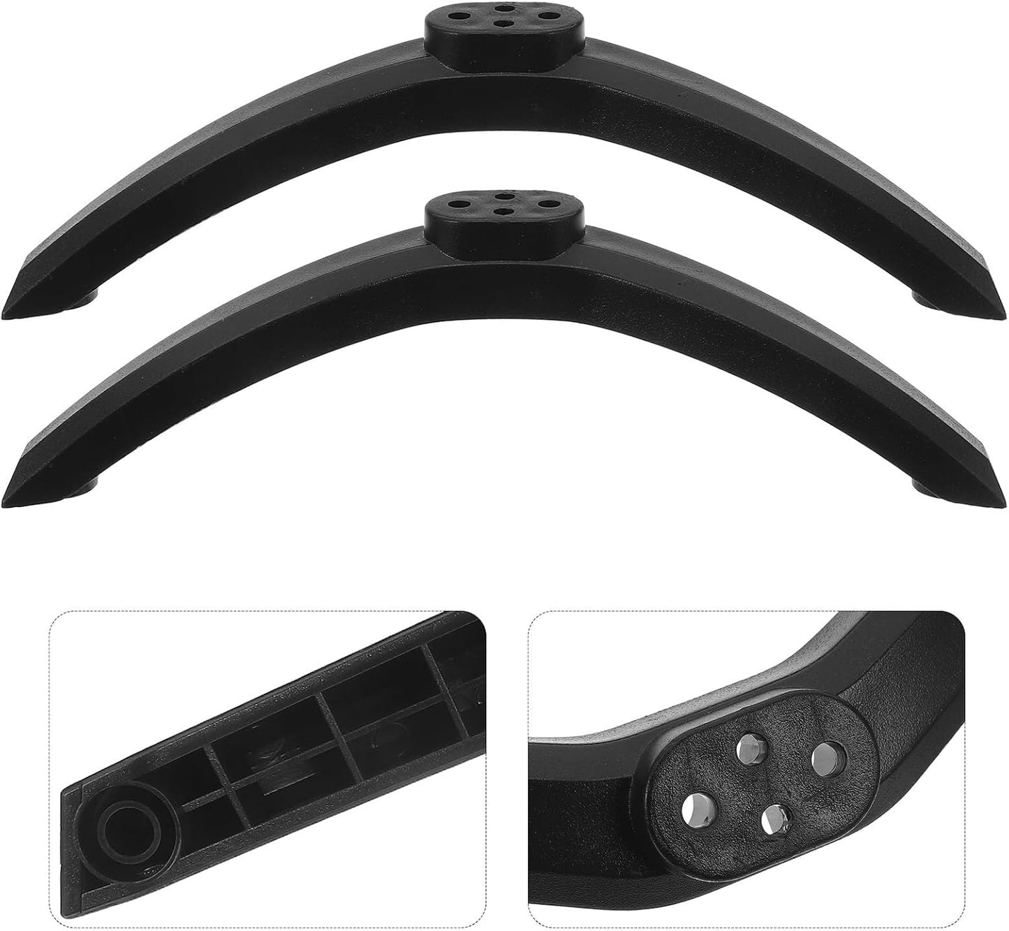 GARIOUANS 50-inch Setups Tv Stand Base and Tabletop Leg Brackets with Screws for LED Televisions, Pair of Desktop