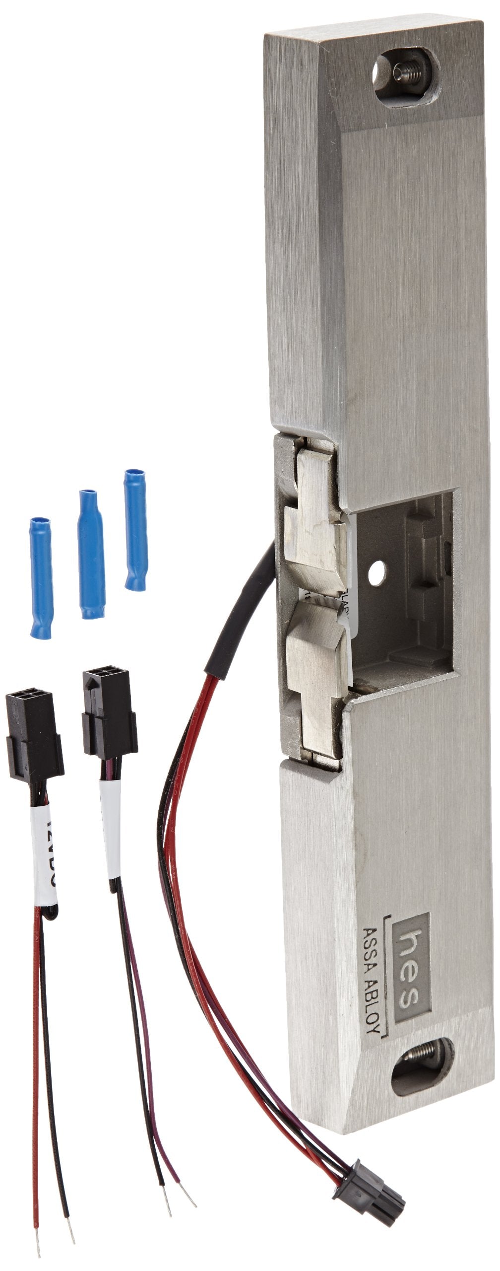 HES 9600-630 Series Stainless Steel Fire Rated Surface Mounted Electric Strike Body for Rim Exit Devices, Satin Stainless Steel Finish