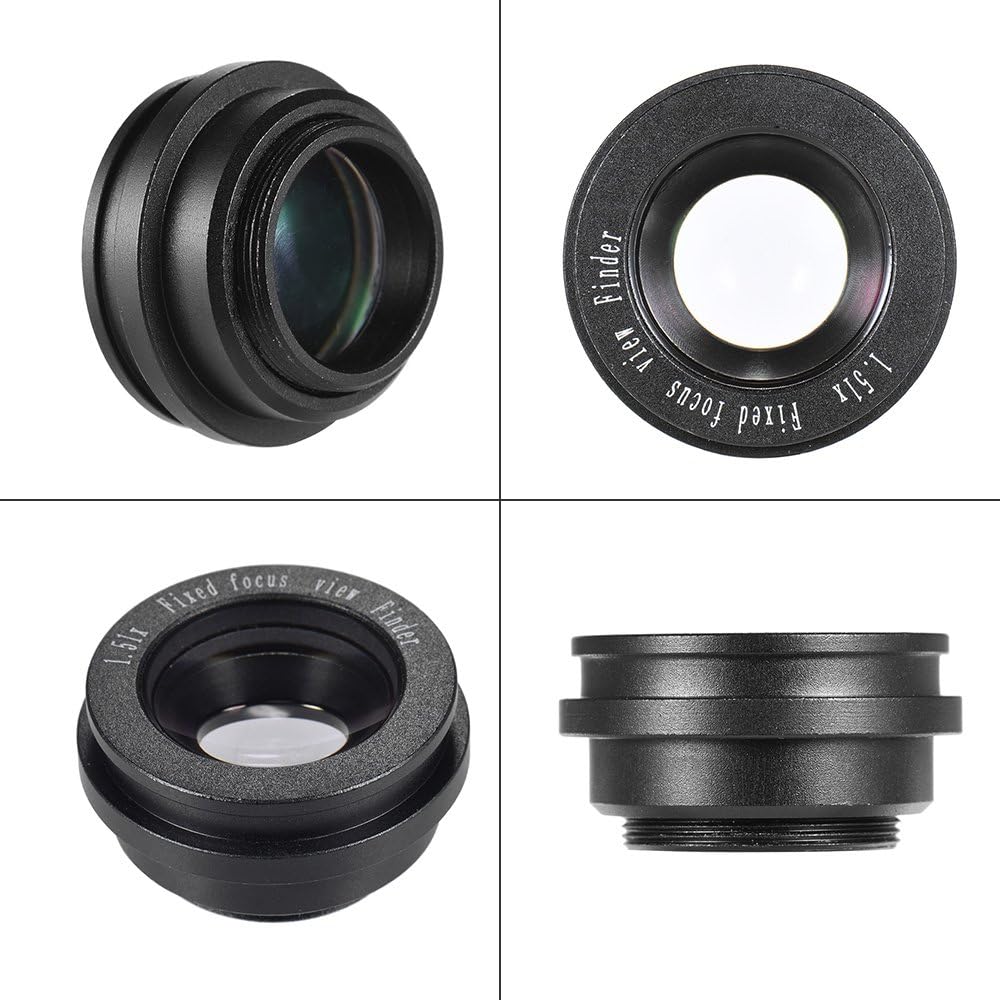 1.51X 2 Viewfinder Eyepiece Magnifier Eyepiece Eyecup Short Sighted Viewfinder Helper for DSLR Cameras, Anti Fog
