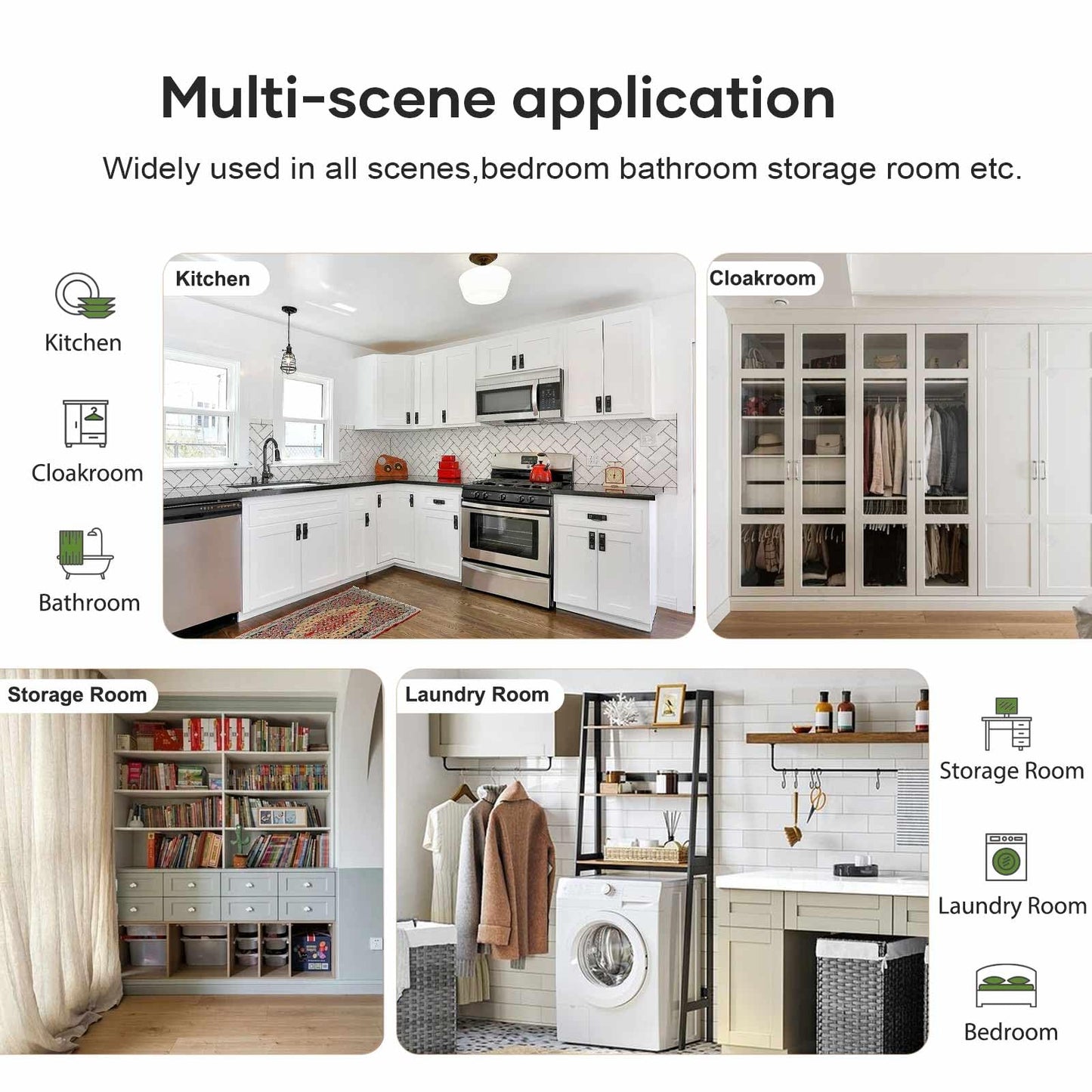 EaseLife Bifold Closet Door,for 24in x 80in (Double 12x80) Opening,French Glass Barn Doors with 2FT Concealed Bi-Fold Sliding Hardware Kit Included,Preassembled Door,Easy Install,DIY staining