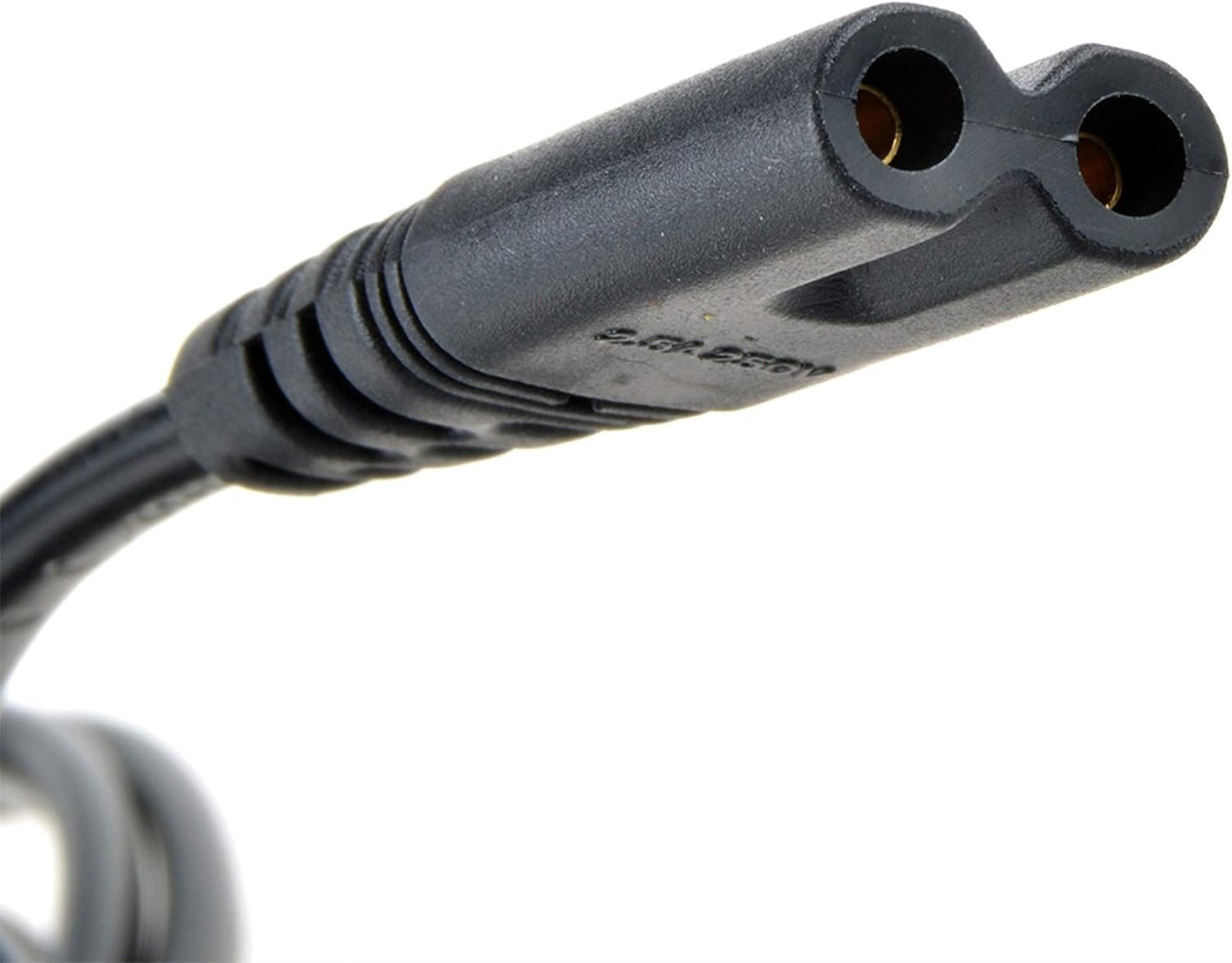 Digipartspower 5ft 2-Prong 2-Prong 8 AC Power Cord Cable for Pioneer DVD DVR Flat Fig Adapter