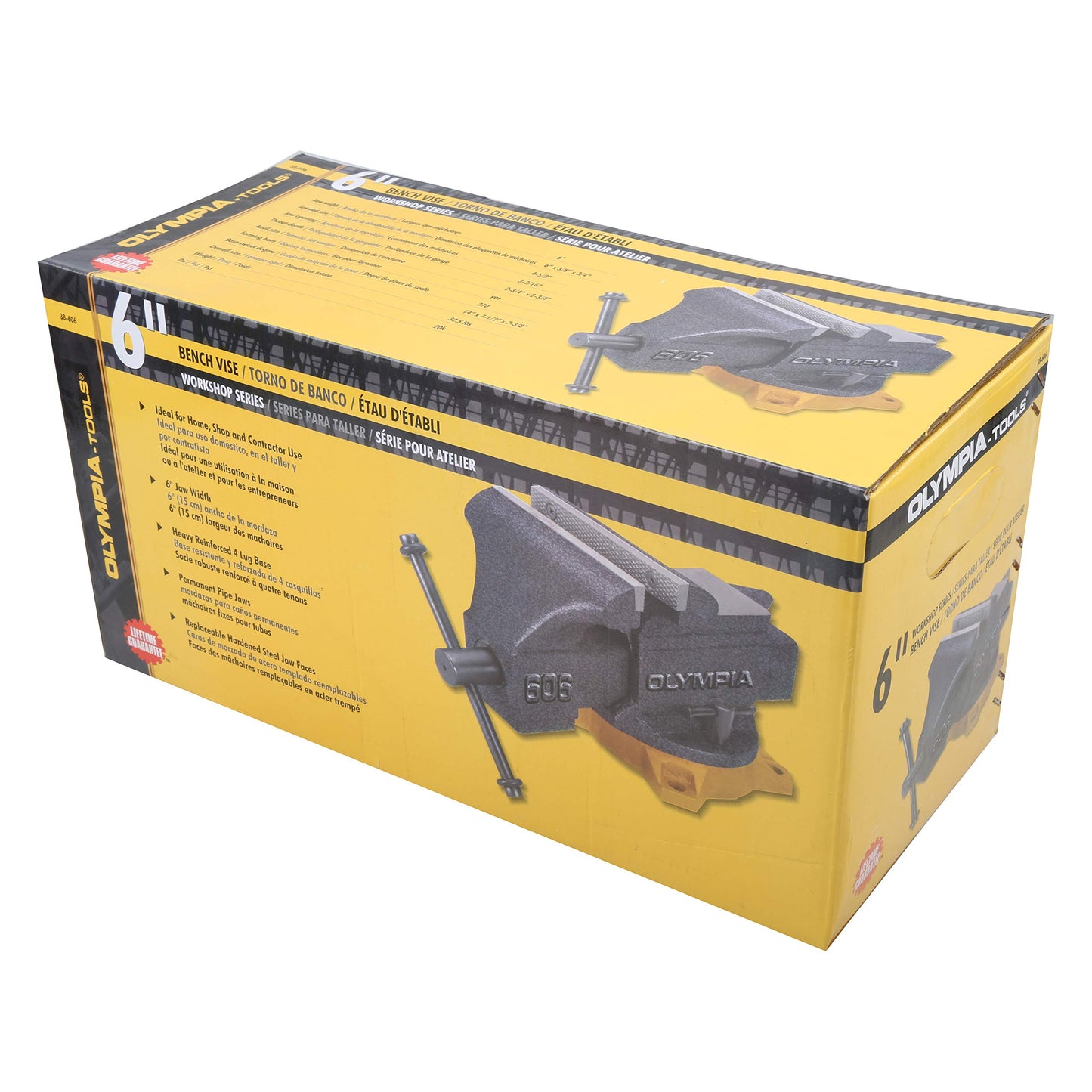 Olympia Tools Bench Vise 38-606, 6 Inches
