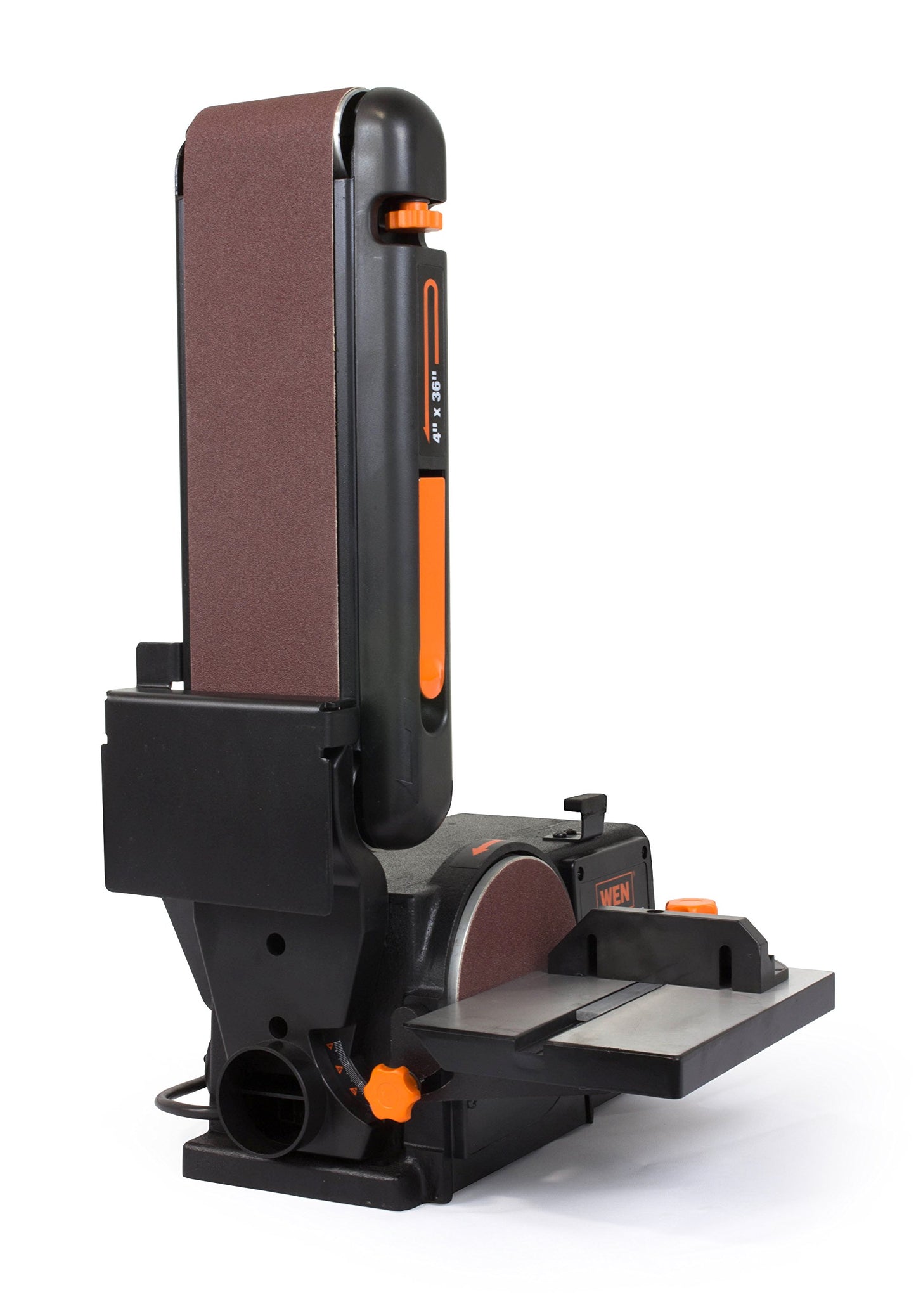 WEN JT630H 10-Amp 6-Inch Spiral Benchtop Jointer & 6502T 4.3-Amp 4 x 36 in. Belt and 6 in. Disc Sander with Cast Iron Base
