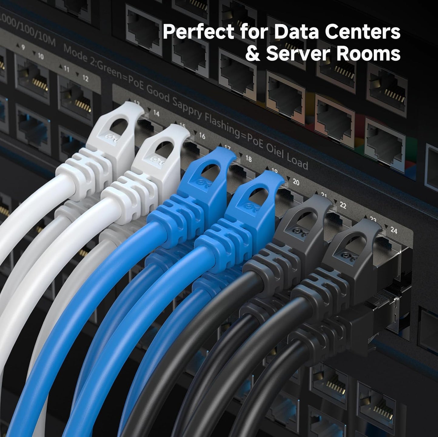 10Gbps 6A 100ft, 6A Cat6A Cable Matters Snagless Long Shielded Cat Ethernet Cable - Cat Cable, Cord, Ethernet Cord