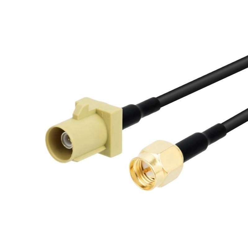 bodateng RG174 50Ohm Cable(1.64ft-0.5m) LIHUA Fakra K Male/Female Coaxial Cable for Car Satellite GSM Cellular for Car