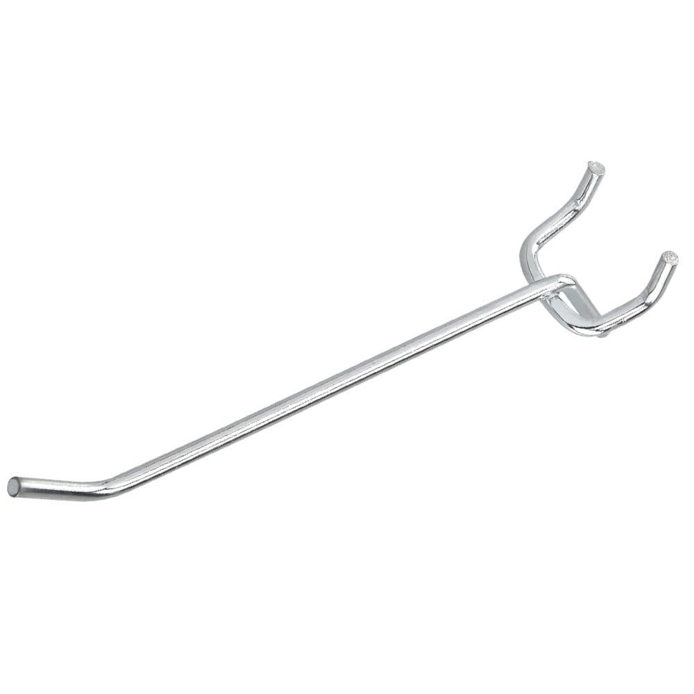 Neiko 53100A 4 Inch Heavy Duty Pegboard Hooks Kit, 50 Pack, 1/8" Peg Hooks for 1” Spaced Pegboards, Utility Hooks for Wall Organizing in Home or Garage
