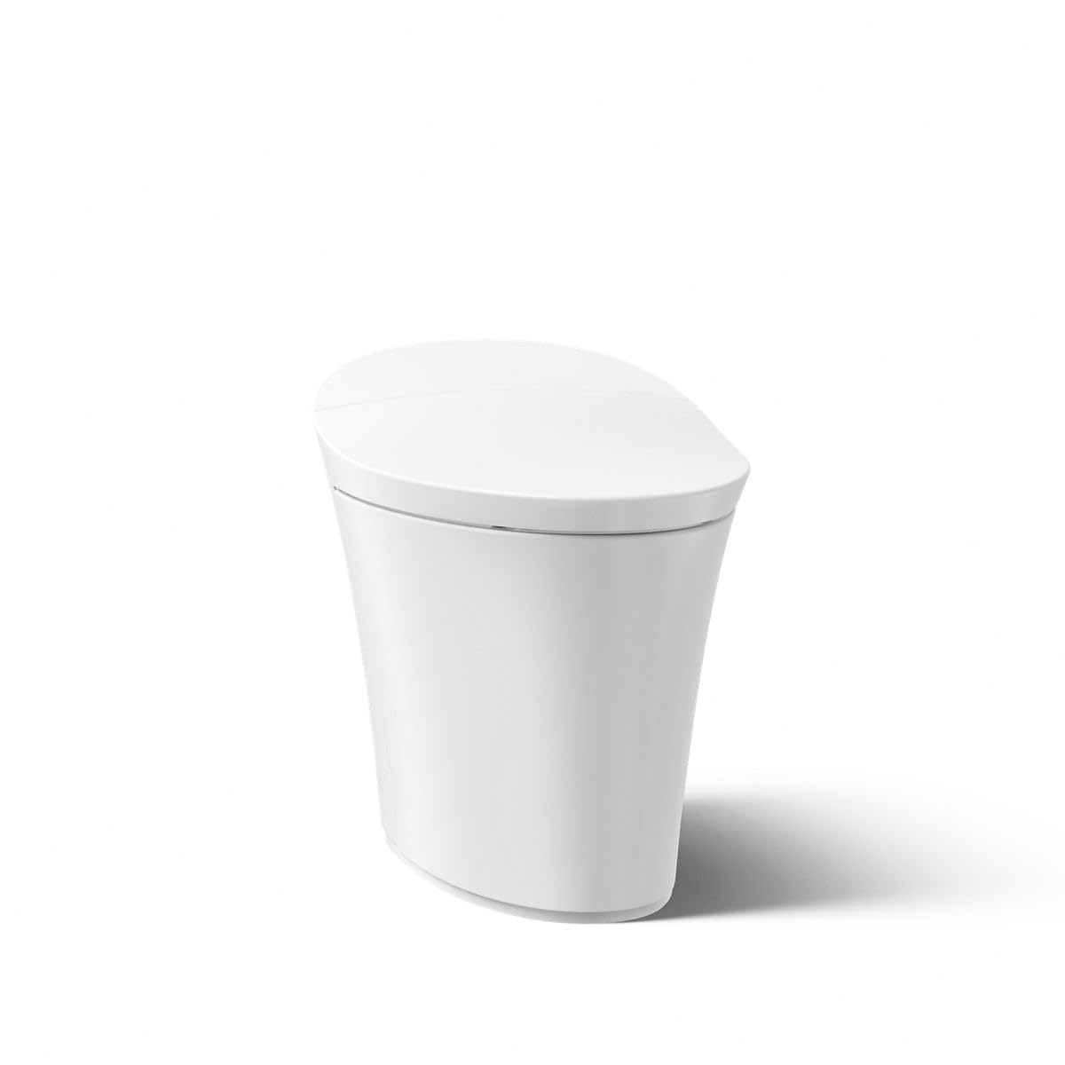 KOHLER K-5401-PA-0 Veil One-Piece Elongated Dual-Flush Intelligent Toilet, Smart Bidet Toilet, White