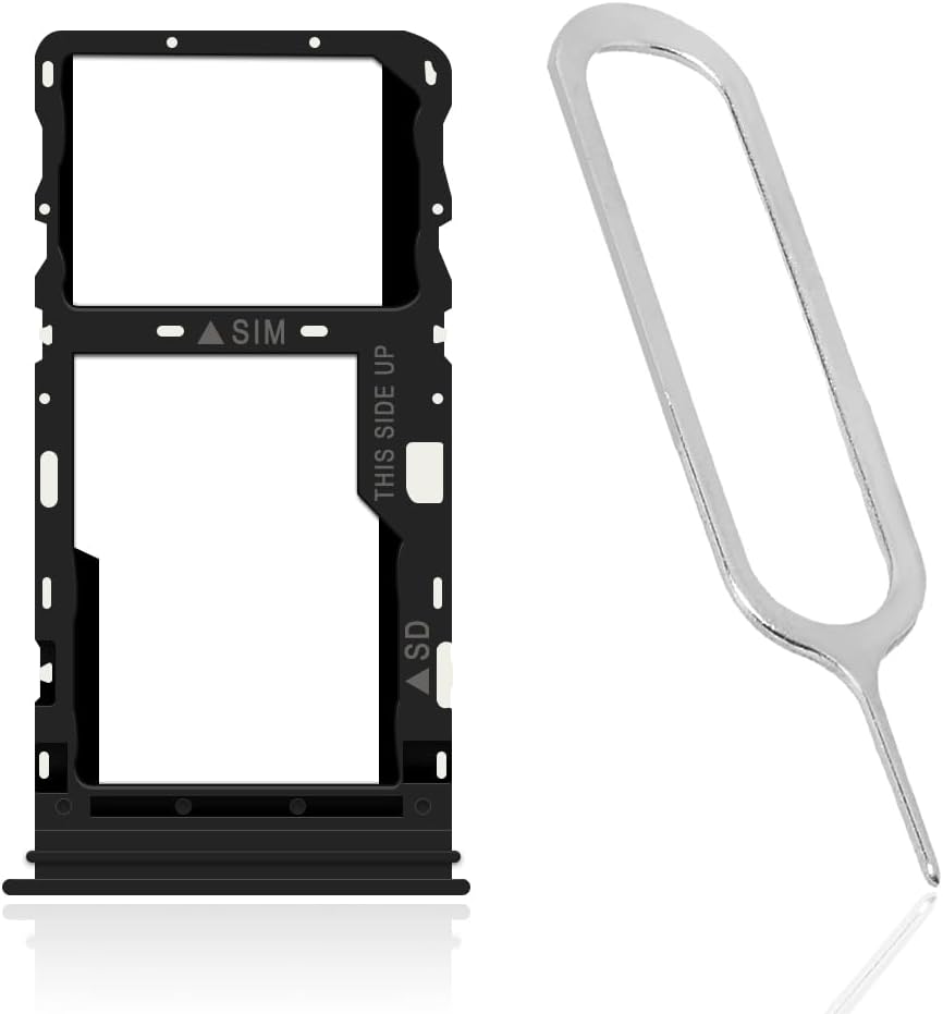 AceSoft 5G T779W Wear-Resisting Portable SIM and Memory Card Tray Holder + SIM Card Ejection Pin Compatible with TCL