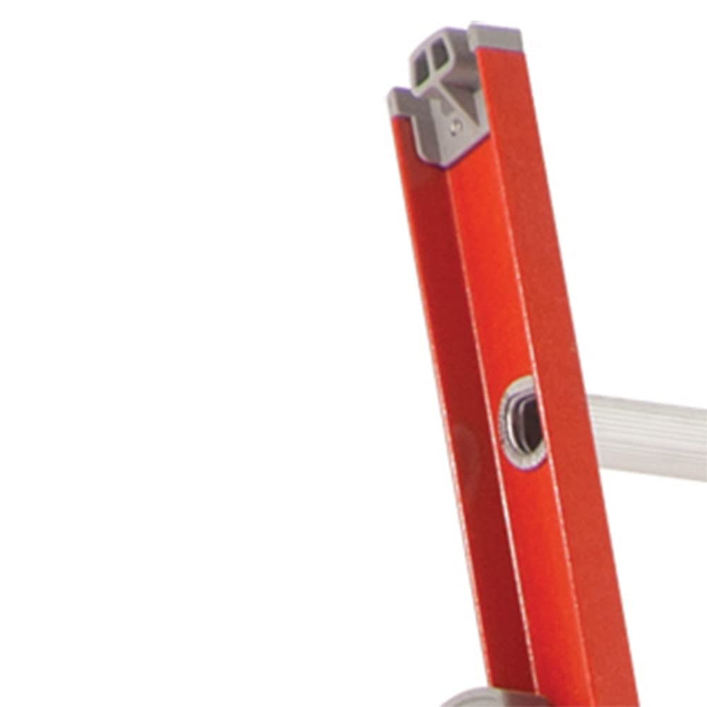 LITE 24-Foot 300-Pound Fiberglass Extension Ladder Bundle with 16-Foot 300-Pound Louisville Orange Extension Ladder