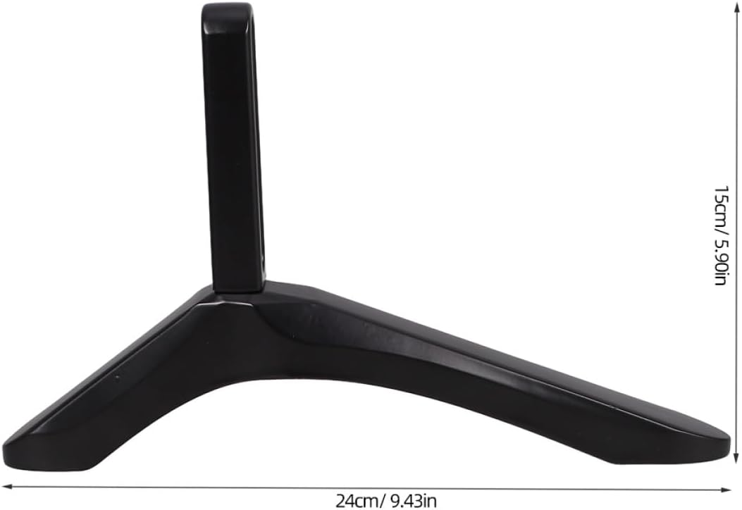 Toddmomy No-Drill Aluminum Alloy TV Stand Base Universal Tabletop TV Legs Replacement for Living Room Televisions