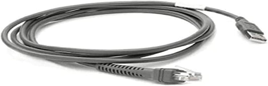 CBA-U21-S07ZBR 2.1 DS2208-SR) Zebra - Serial Cable (Black, m, USB, EAS, Male Connector/Male Connector