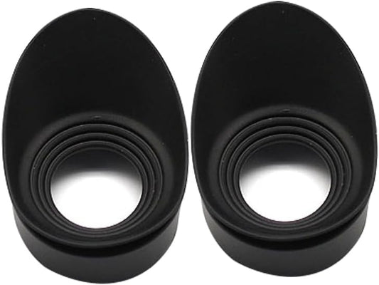 SKYPRO 2PCS 23mm Aperture Shiel for Microscope Telescope Eyepiece Eye Piece Rubber Eye Cups