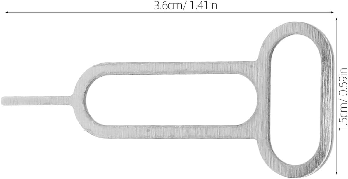 300pcs Set Toddmomy Sim Card Tool Kit with Ejector Pins for Mobile Phones, Universal Sim Pin Ejector for Phone Tray