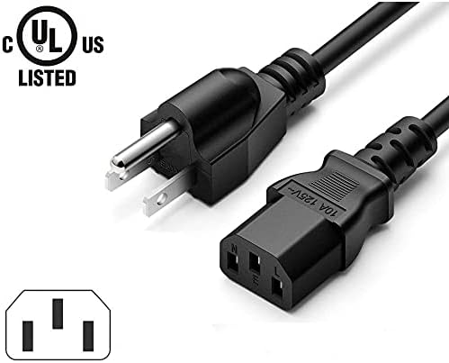BestCH TDP-S20 AC Power Cord Outlet Socket Cable Plug Lead for Toshiba DLP Video Projector