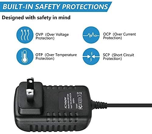 BestCH BP791IT BP785 10 AC Adapter for Omron Series Blood Pressure Monitor Power Supply