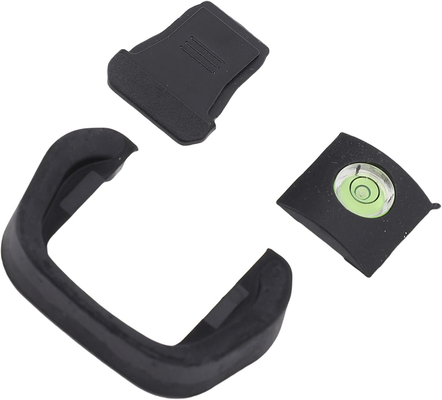 R5 R6, Pomya Camera Eyecup Viewfinder & Hot Shoe Cover Cap with Bubble Spirit Level Kit - Compatible with Soft Silicone