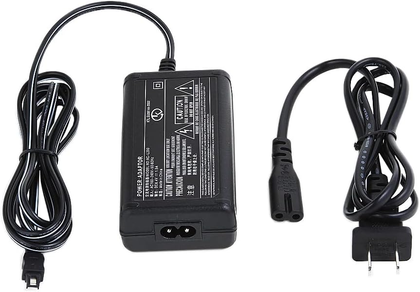 Generic DCR-PC100, DCR-PC100E AC DC Adapter Battery Charger Cord Cable for Sony Handycam (fit This Model ONLY)
