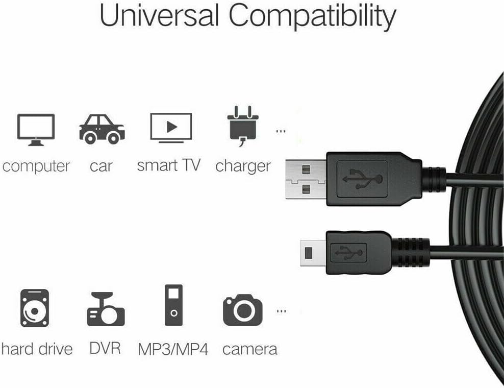 Marg H1 H2 H2n USB Data/Charging Cable Cord for Zoom & Handy Digital Audio Recorder
