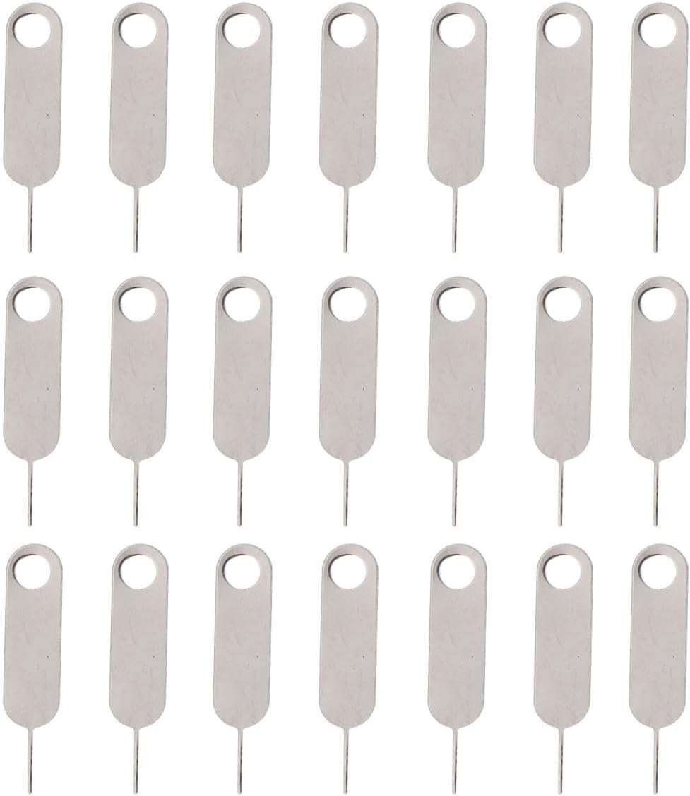 100pcs Set Mobestech Universal Sim Pin and Sim Tray Remover Tool Hard Steel Material Compatible with Smartphones