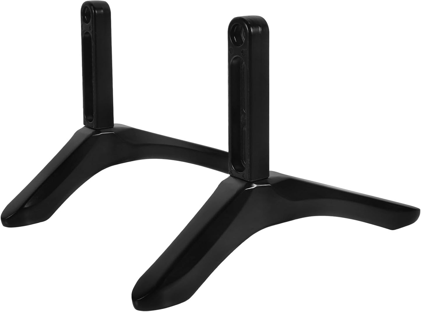 LALADEFIEE Tv Stand Replacement Base with Screws No-Drill Tabletop Tv Support Bracket Suitable for Living Room Media