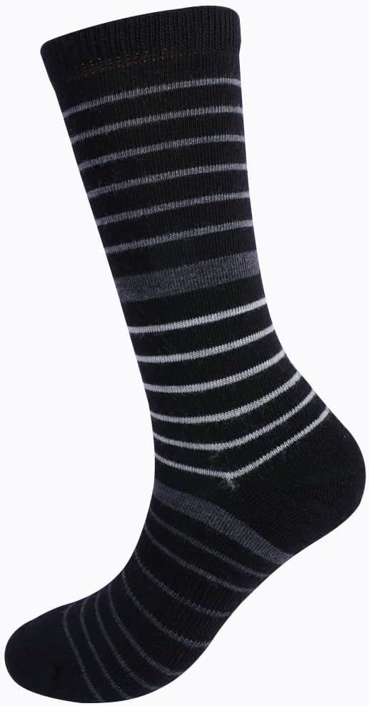 EnerWear 4 Pack Women's Merino Wool Outdoor Hiking Trail Crew Sock