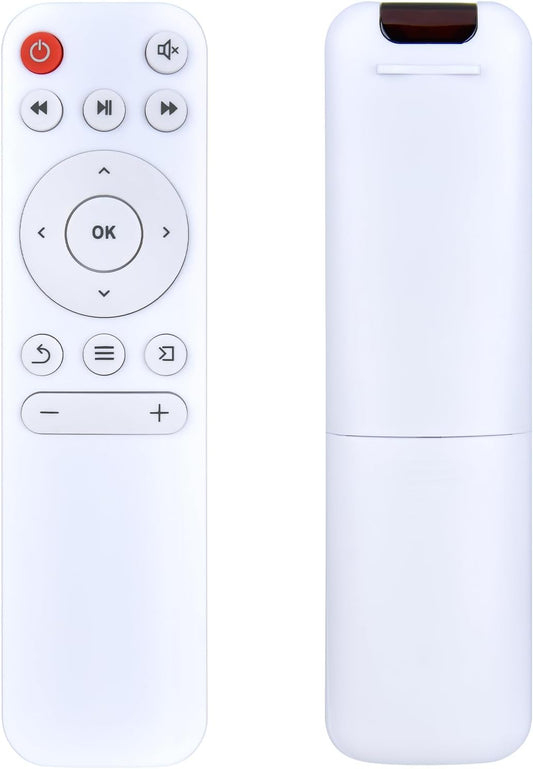 Snrigw YG300 YG210 Replacement Remote Control for ZDK Wielio Meer ARTSEA Home Entertainment Mini Projectors(White)