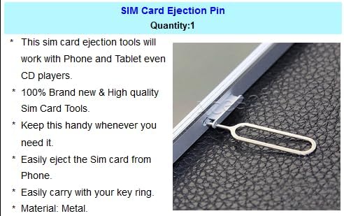 AceSoft 13 Boosting Excellent Durable Replaceable Extra Dual SIM Card Tray Holder + SIM Card Ejection Pin Compatible