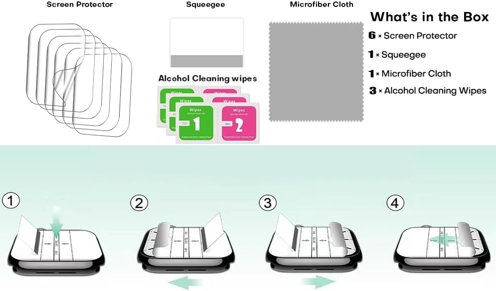 Lamshaw Solo4 Mp3 [6 Pack] 24Six Solo4 Mp3 (6 Pack) Compatible for Player Screen Protector, Full Coverage TPU Clear