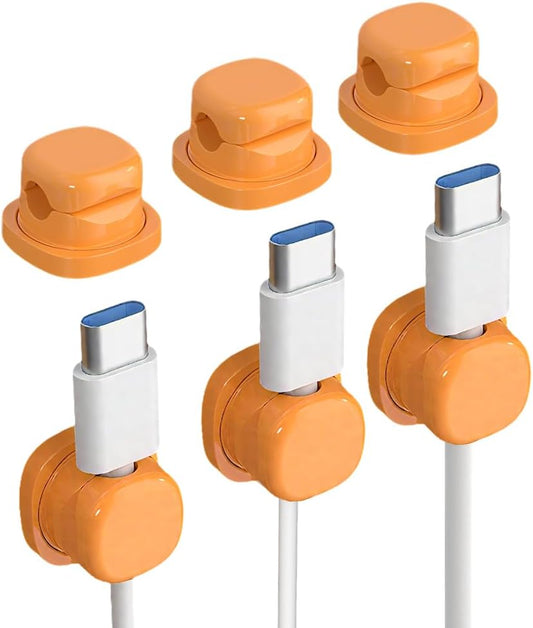 SROCOPT 2026 3pcs) Cord Organizer Holder, New Desk Cable Management, Cable Clips Organize Phone Charging Cords Holder
