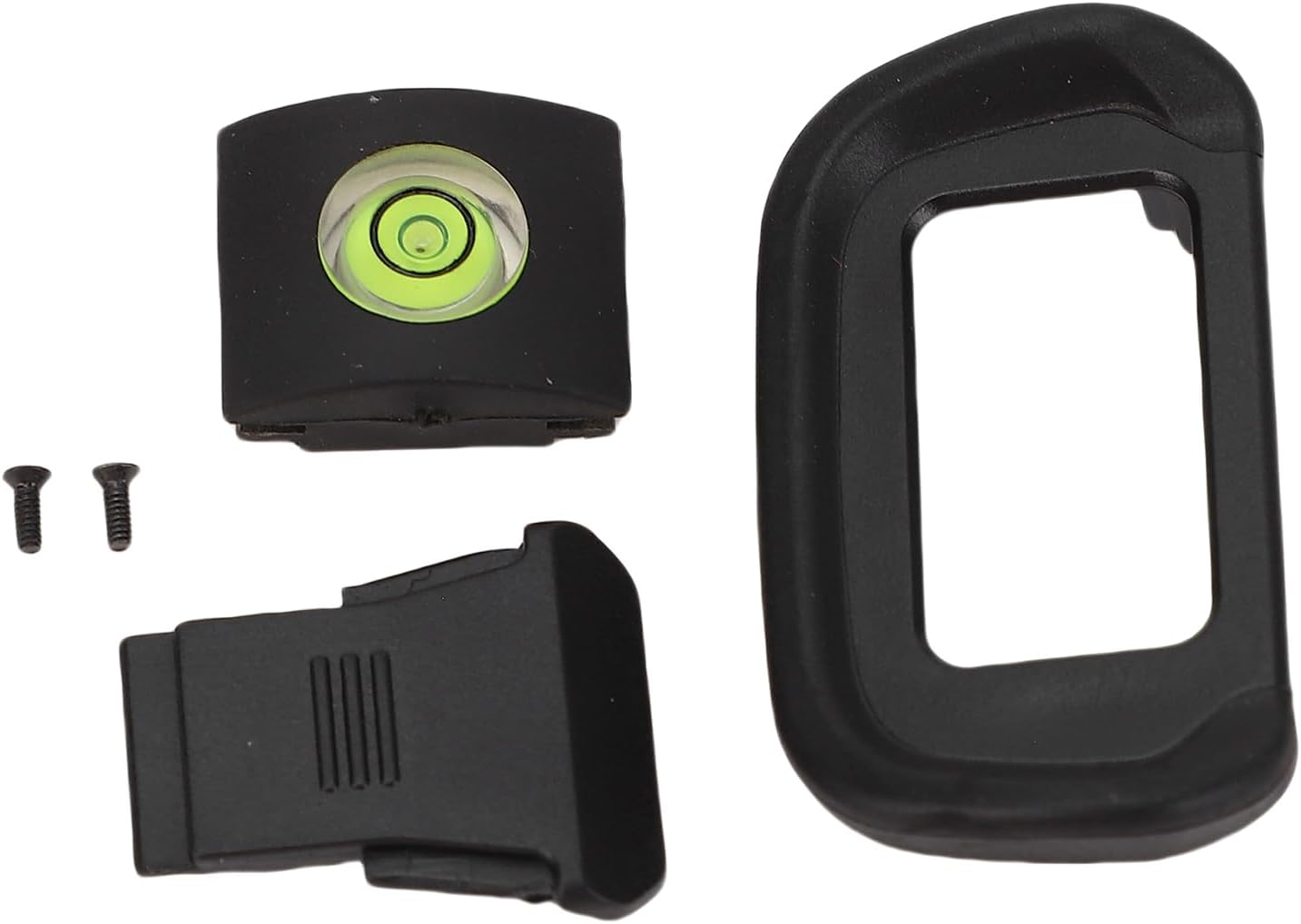 Set, R10 Jonlaki Camera Eyecup Level Hot Shoe Cover Soft ABS Viewfinder Eyecup with Bubble Level and Hot Shoe Cap, Fit