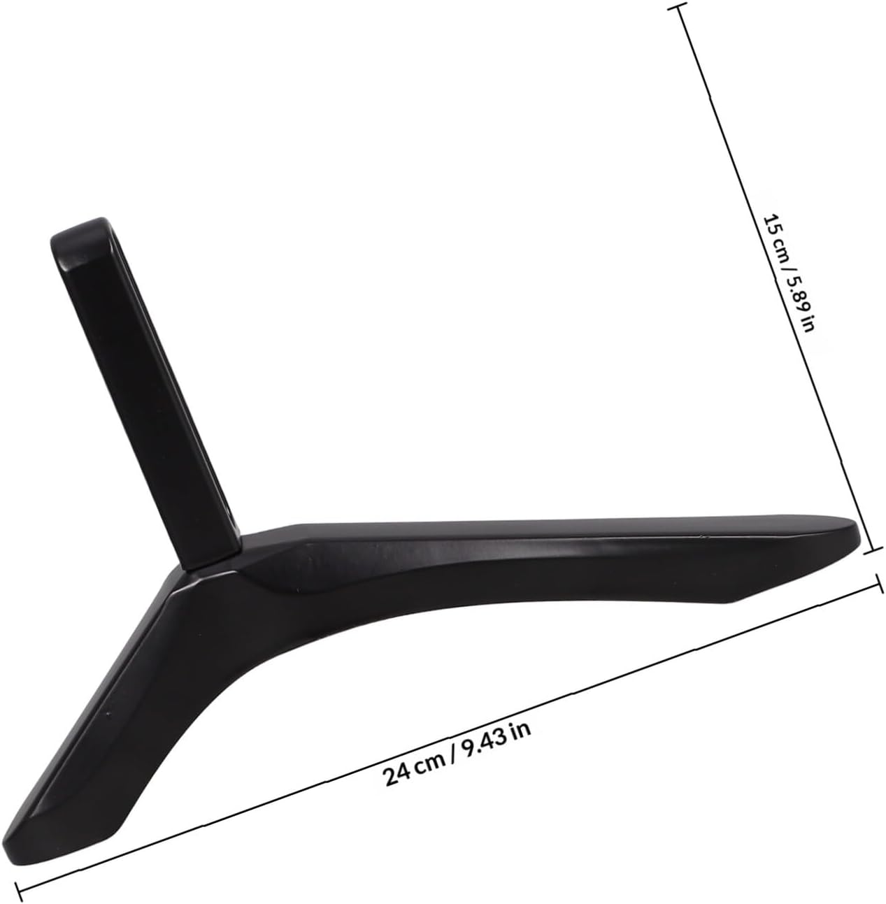 Uonlytech Tabletop TV Base Replacement TV Stand Bracket with Screws Universal Desktop Mount Support for Home and Office