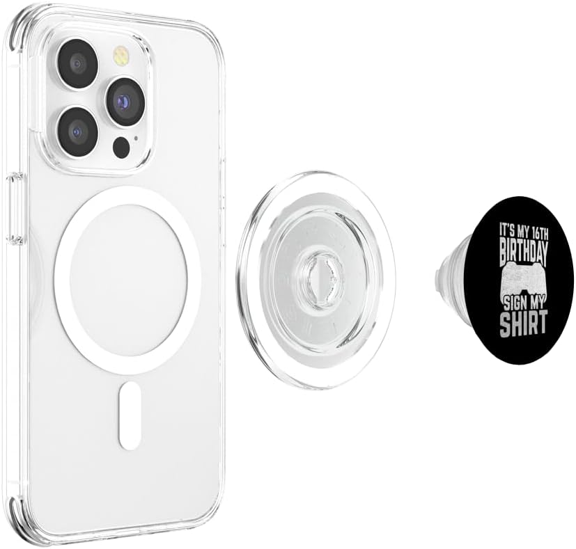16th Birthday Celebration Party Gift Apparel 16th 16th It's MY Bday SIGN MY Shirt Birthday Controller PopSockets