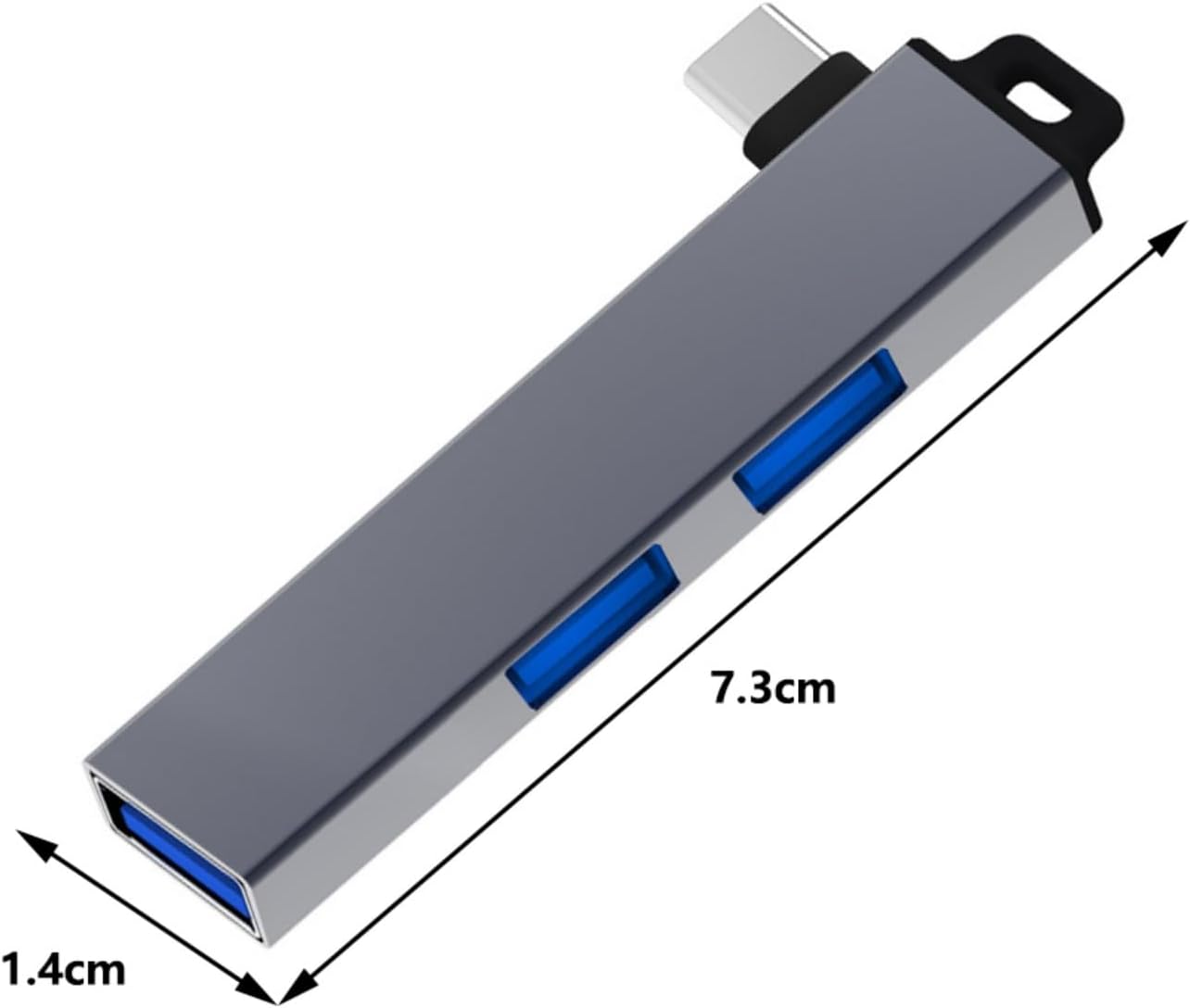 Tuygn USB3.0 1 USB3.0 2 USB2.0 Lightweight Hubs Adapter USB Splitter for Laptops PC with and Port Compactly