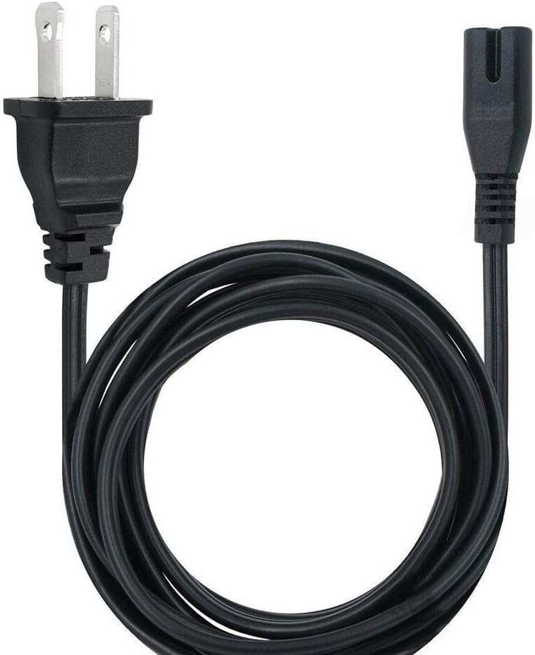 BestCH 2-Prong 8 New AC Power Cord Cable Plug Replace for Pioneer DVD DVR Pin Flat Fig