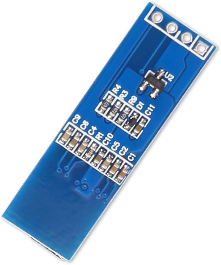 2pcs 0.91'' I2C 0.91 inch I2C SSD1306 I2C 128x32 3.3V~5V DORHEA OLED Display Module IIC LED DC Display Module White LCD