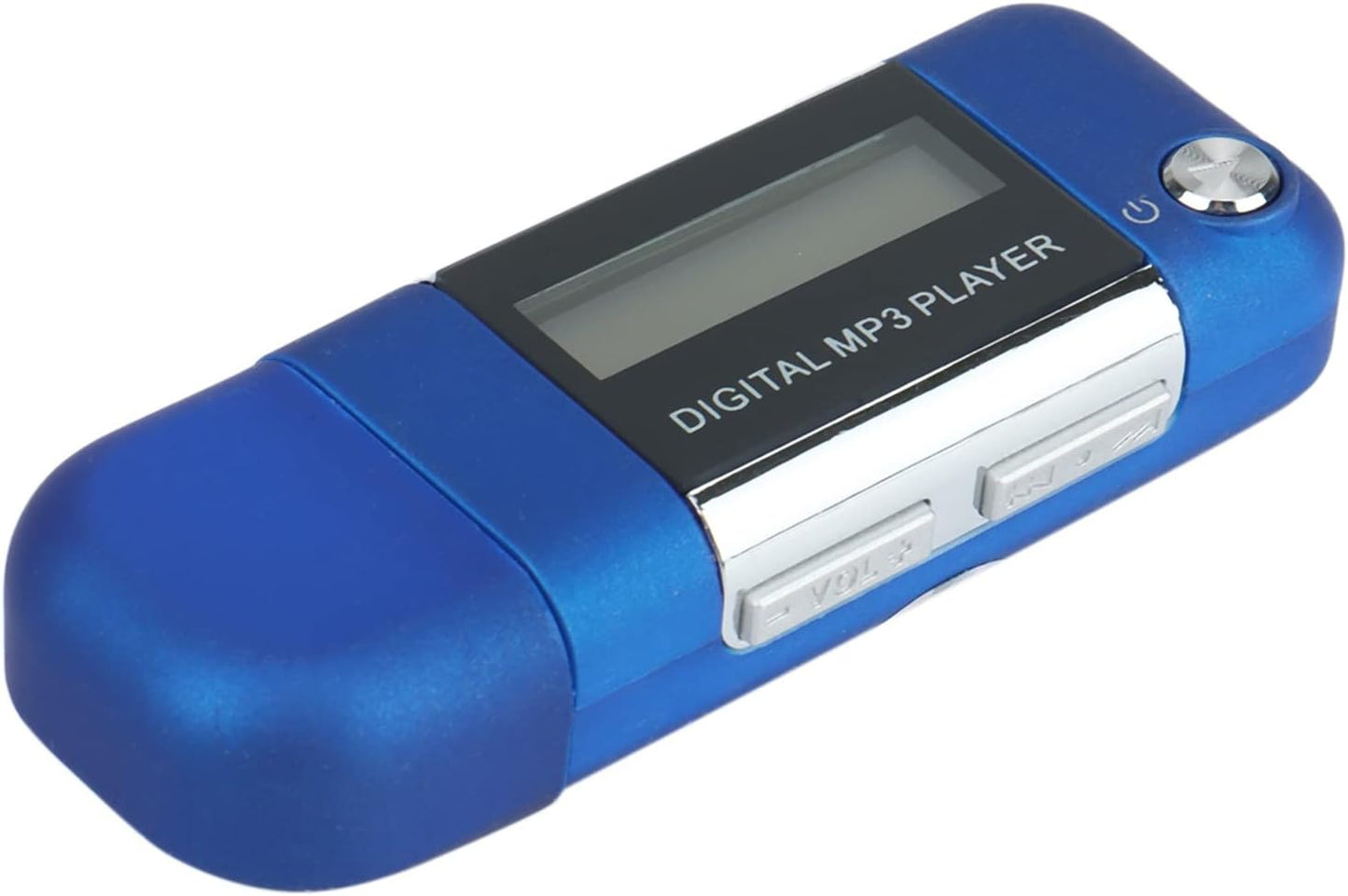 Kqcibz Mp3 4GB 500179214A1 Player U Disk Music Player Supports Replaceable AAA Battery, Recording (Blue)