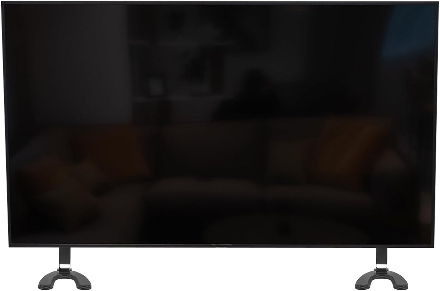 Yardwe 14-27 Inch Universal Tv Holder Stand for LCD LED Screens, Plastic Tabletop Base Pedestal, No-Drill Tv Mount