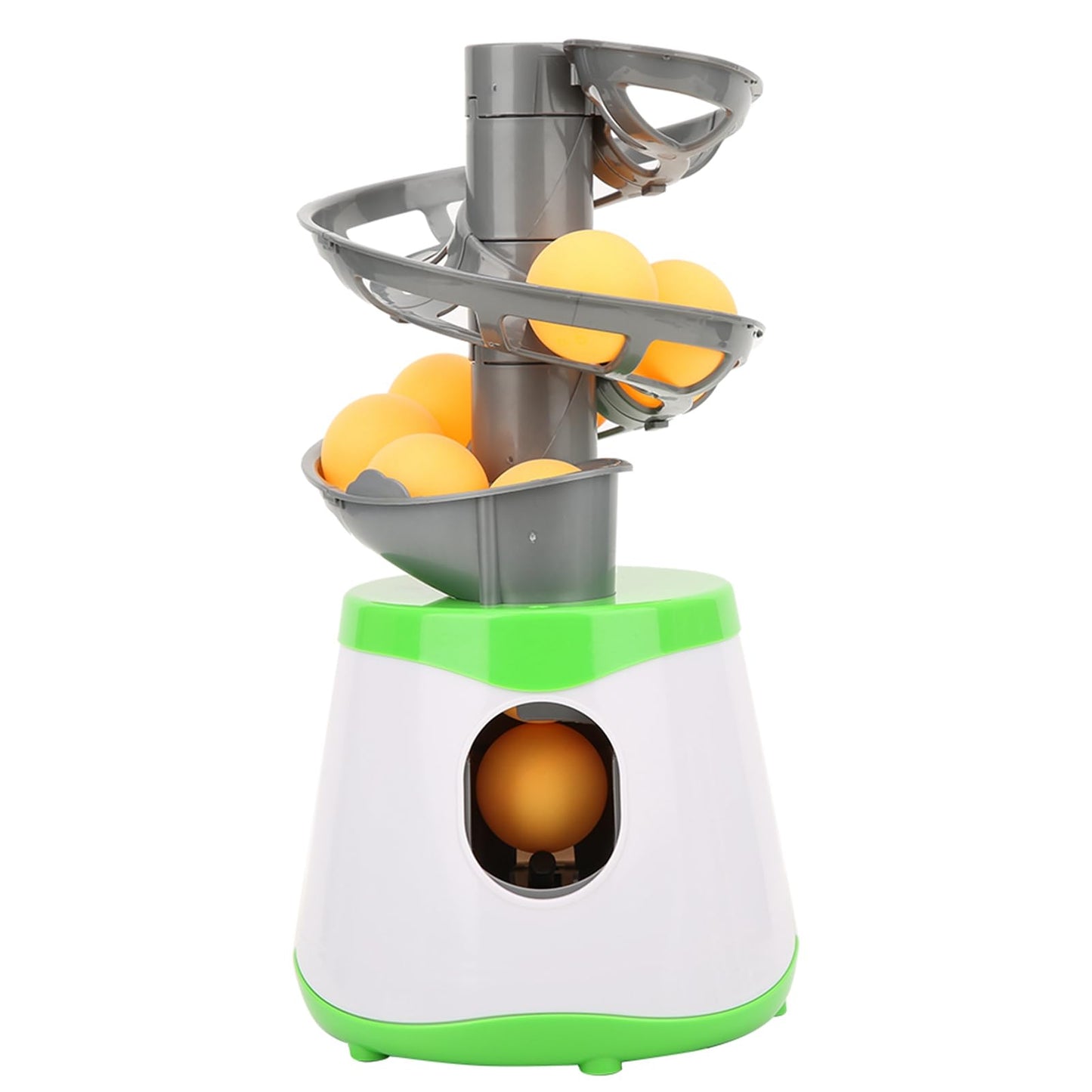 Yosoo Health Gear Table Tennis Robot Automatic PingPong Ball Launcher, Portable Table Tennis Trainer Machine with 10 Balls for Beginners, PingPong Ball Serve Machine for Training Practising
