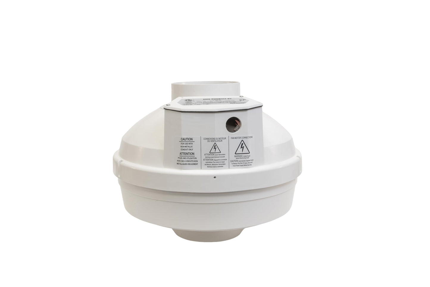 Festa AMG Phoenix EC Radon Fan – 4“ Installation Kit - Quiet and Energy Efficient Radon Mitigation Inline Fans – High Performance 4” Duct Fan