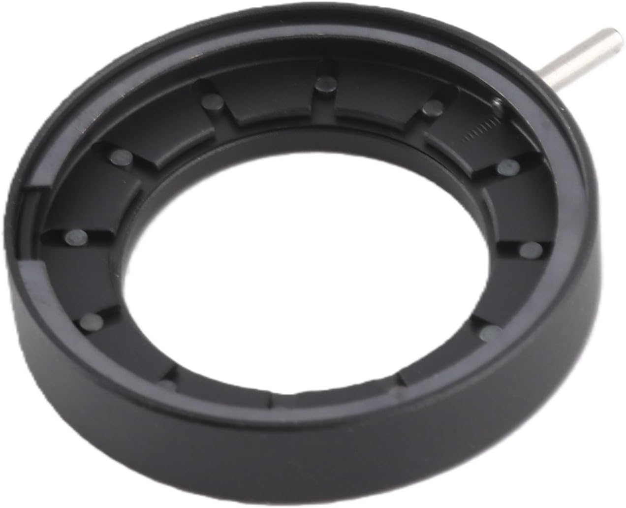 Estink 1.5-23mm (SK23) Adjustable Aperture Diaphragm, Metal Microscope Adapter Aperture Adjustable Lens Optical