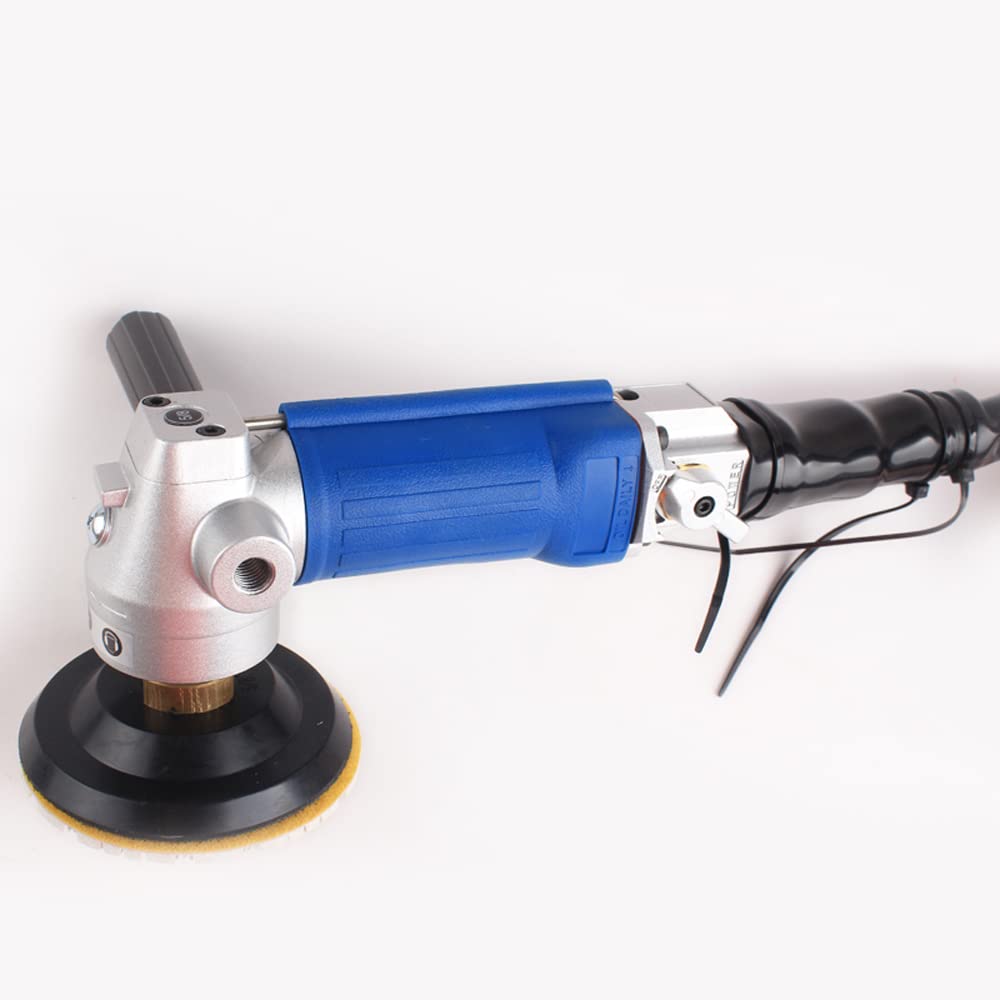 Raizi Granite Air Wet Polisher with Back-up Pad Enhanced Edition (Rear Exhaust Polisher)