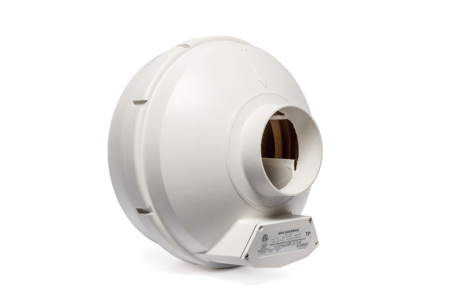 Festa AMG Maverick Radon Fan – 3“ Installation Kit - Quiet and Energy Efficient Radon Mitigation Inline Fans – High Performance 4” Duct Fan
